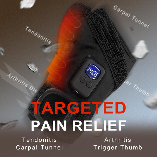 VoodooSpot heated carpal tunnel gloves thumb heat targets the thumb area for grip comfort