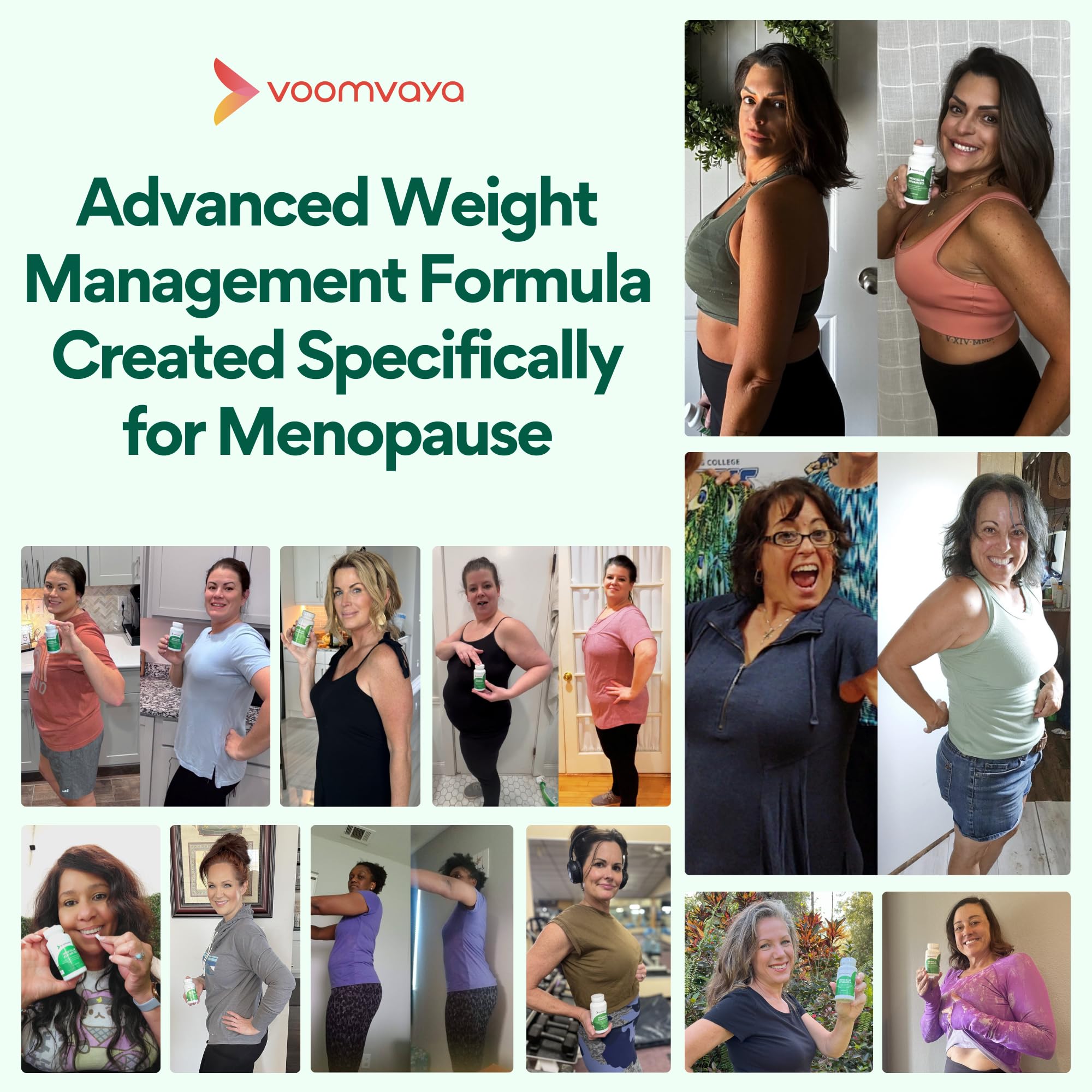 VoomVaya MenoSlim capsules ready for daily dosing to manage cravings.