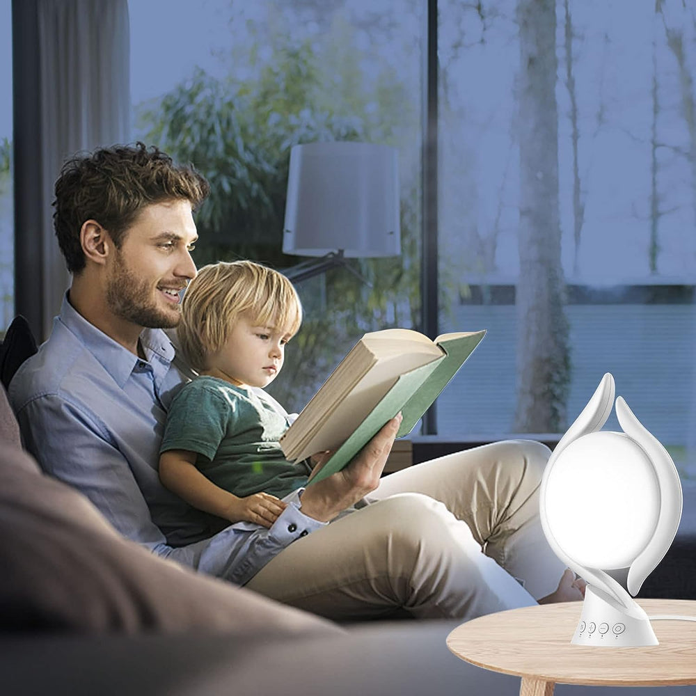 Voraiya lamp suited for bedside or desk use in small spaces
