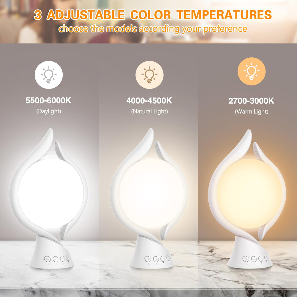 Voraiya flame-design lamp adds decorative glow to a room