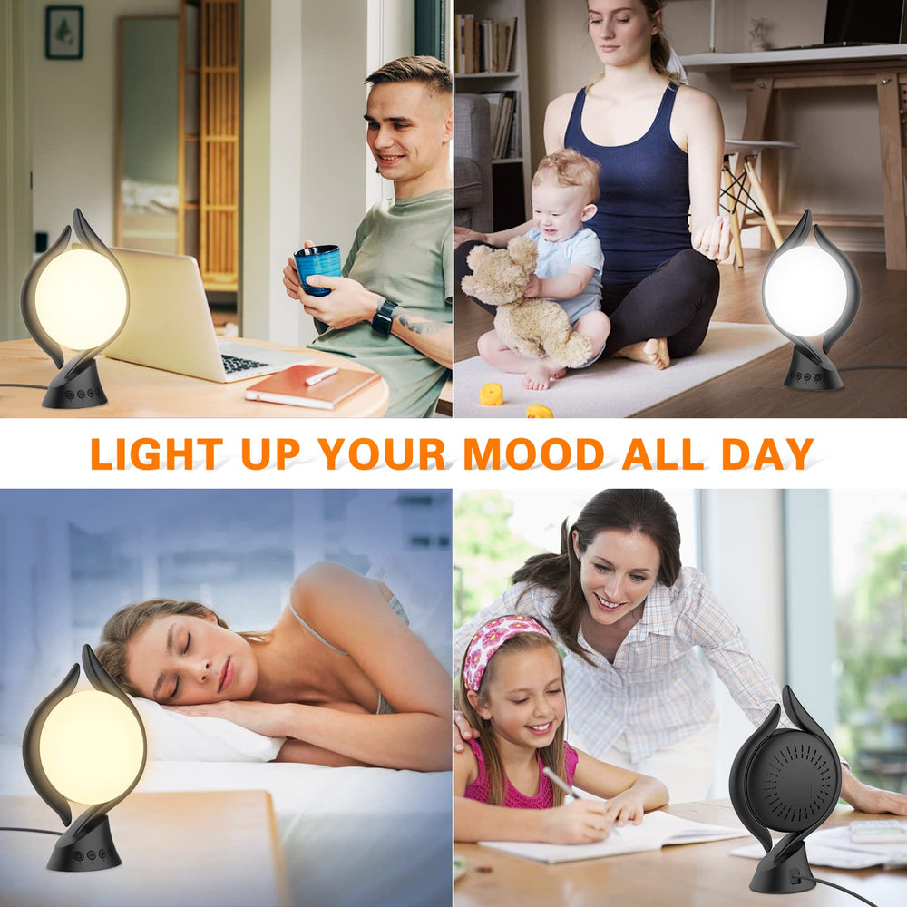 Voraiya flame-design lamp combines mood lighting with functional brightness.
