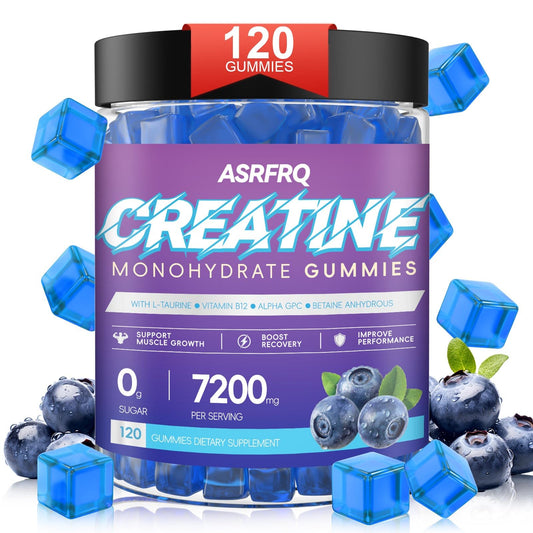 Vorelivital Creatine Monohydrate Gummies bottle for convenient training support.