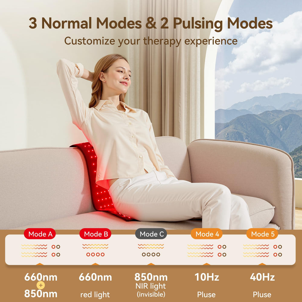 Vortro automatic timer enables 5-30 minute sessions.