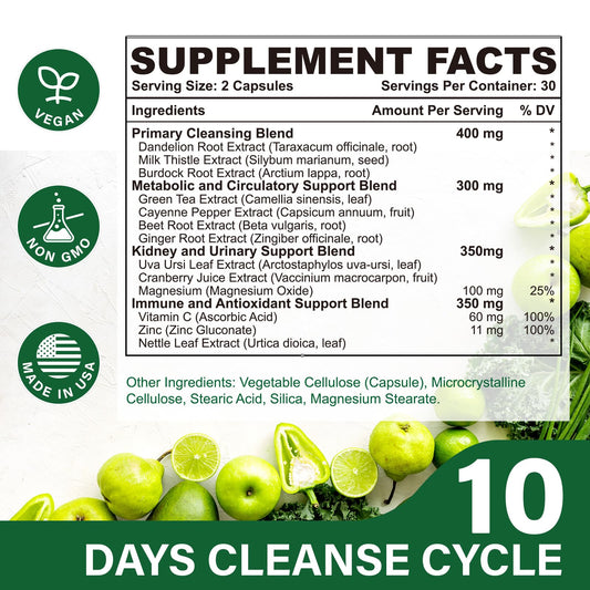 Vortyxon CannaKlean capsules in bottle view for easy use.
