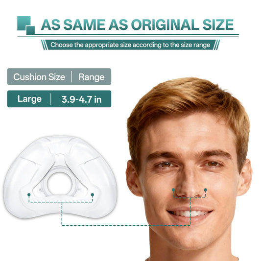 Vovoir AirFit N20 cushion-snug-fit supports a comfortable night's sleep.