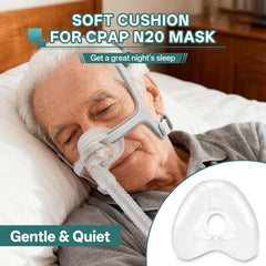 Vovoir cushion surface is easy to clean with mild soap and water.