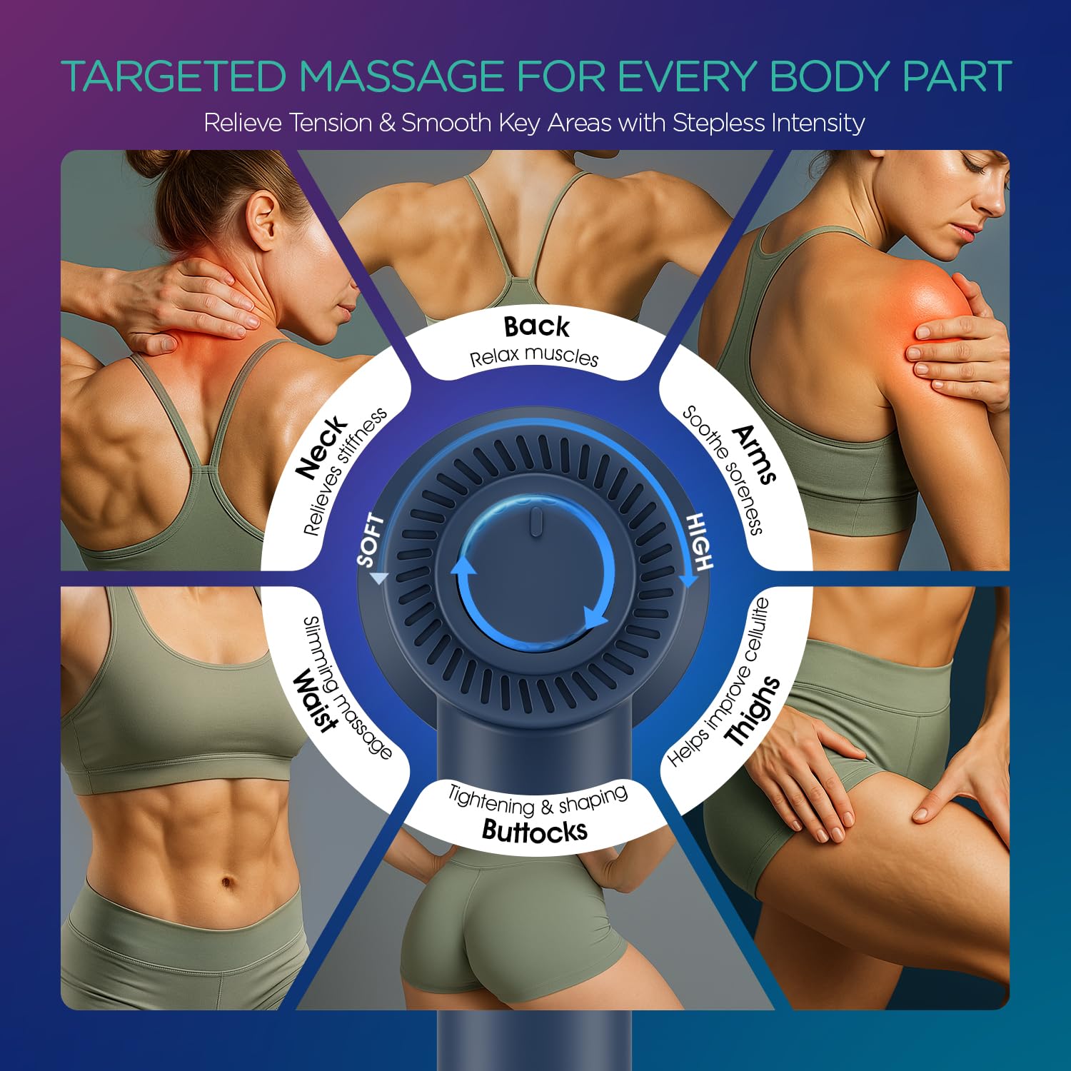 VOYOR-HEALTH CM410 slim cordless design enables quick daily use after workouts