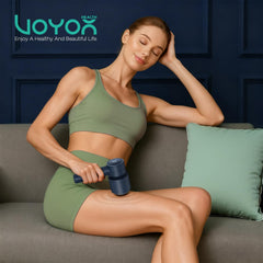 VOYOR-HEALTH CM410 in-use shot emphasizes ergonomic grip and smooth rotation