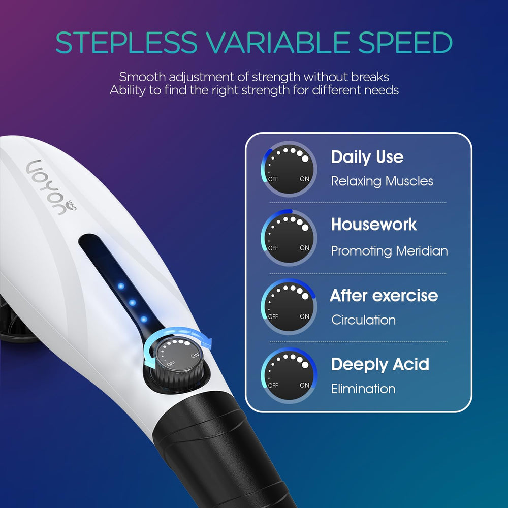 VOYOR-HEALTH deep tissue action targets sore knots and stiffness