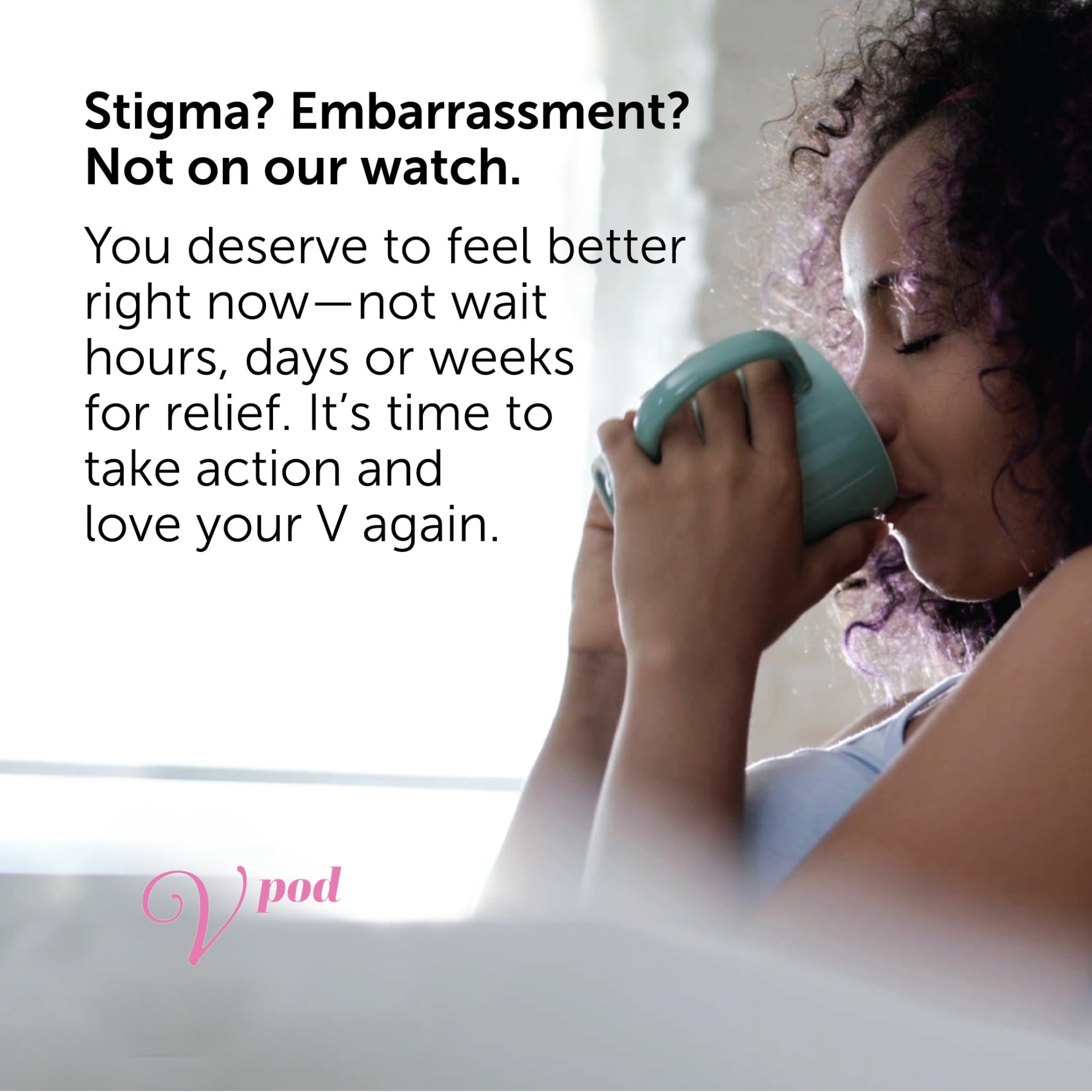 VPOD daily-use option supports post-sex or hot-day comfort.