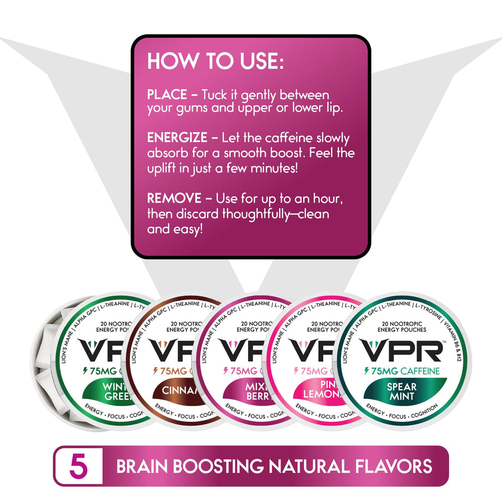 VPR Energy craving-control benefit supports focused, disciplined work habits.