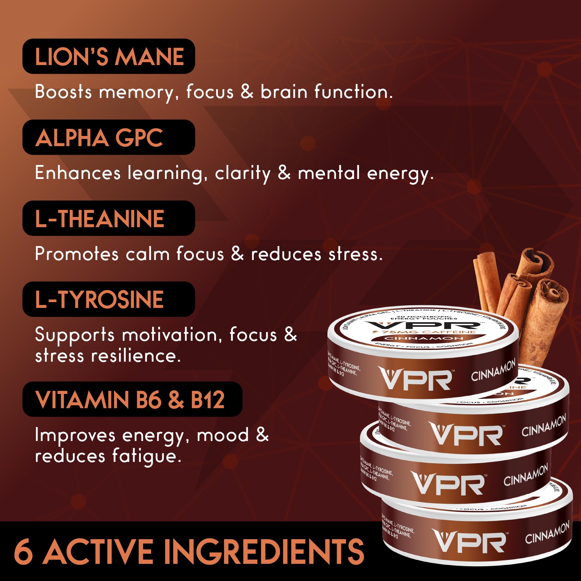 VPR Energy pouch open view for quick, discreet energy on the go