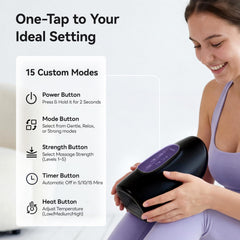 VRENMOL Hand Massager emergency-release valve ensures safe operation