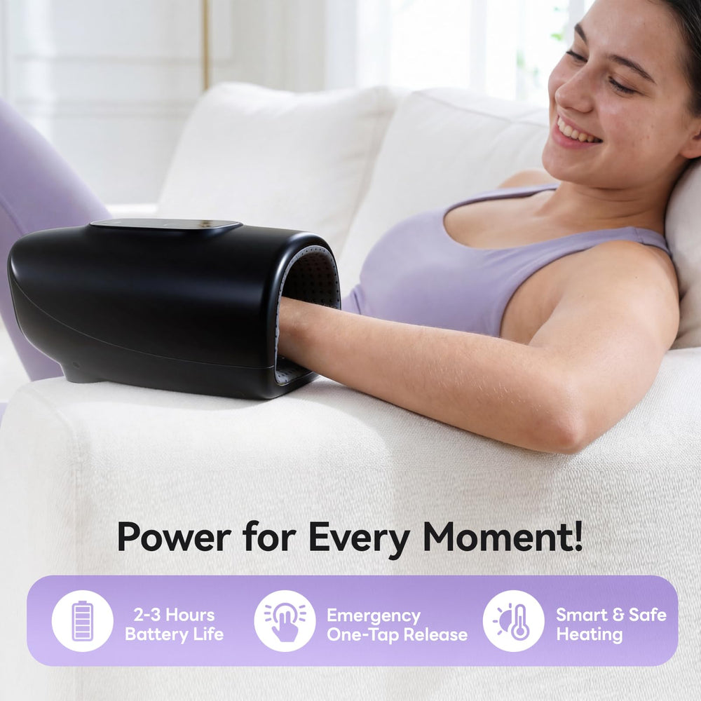 VRENMOL Hand Massager portable-design fits into bag for on-the-go relief