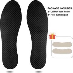 V.Step carbon fiber insoles packaging and branding display for easy shopping.