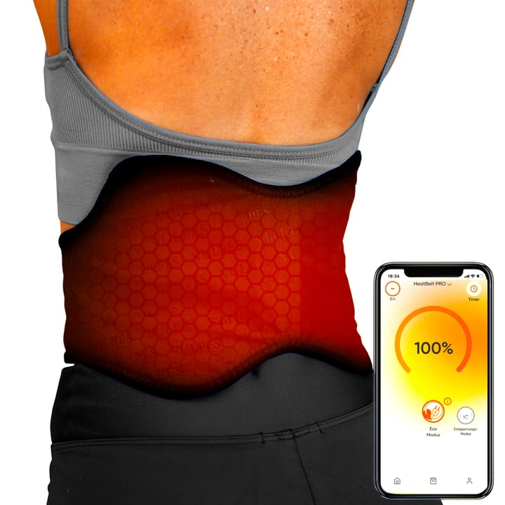 Vulpés HeatBelt Pro 10 front view showing even infrared warmth for comfort