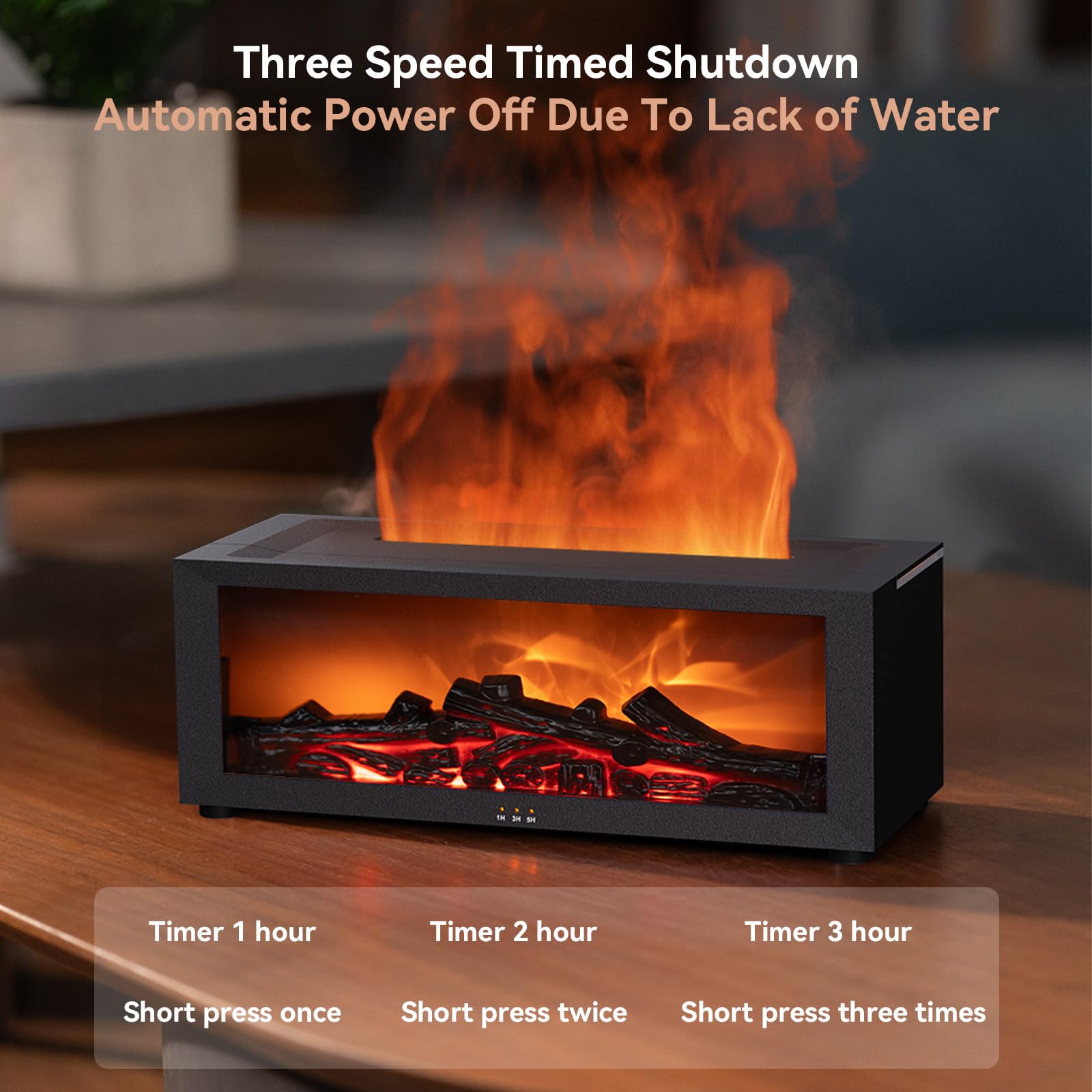 Vurlexat diffuser 150ml capacity supports longer-lasting humidification.