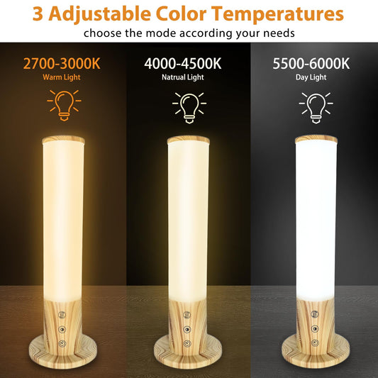 VUSIHOO lamp glows 360 degrees for consistent brightness in any room