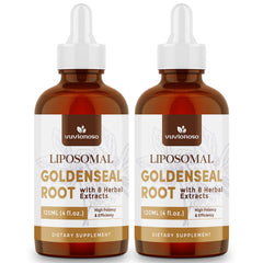 Vuvionoso Golden Seal tincture bottle for daily immune support.