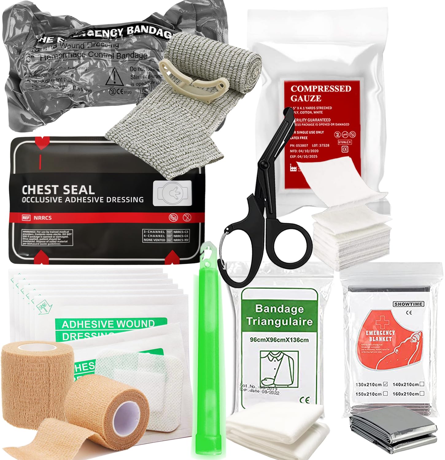 VVIITOP bleeding control pack pouch showing compact kit for travel