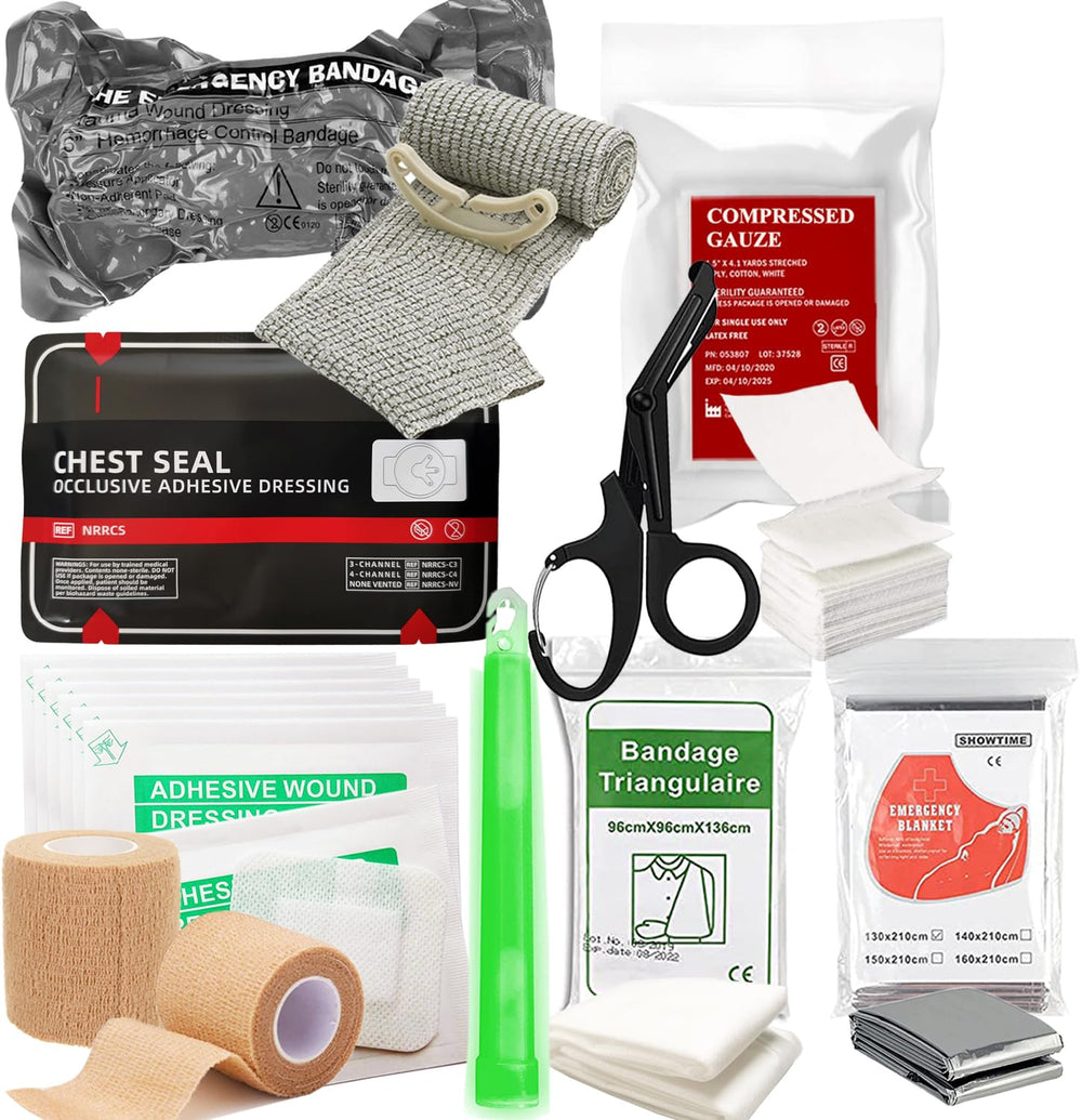 VVIITOP bleeding control pack pouch showing compact kit for travel