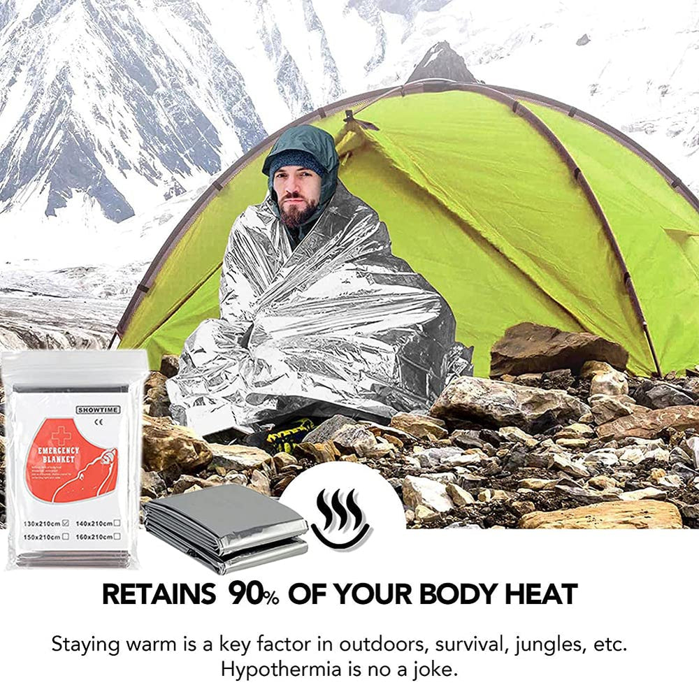 VVIITOP emergency blanket provides warmth in emergencies