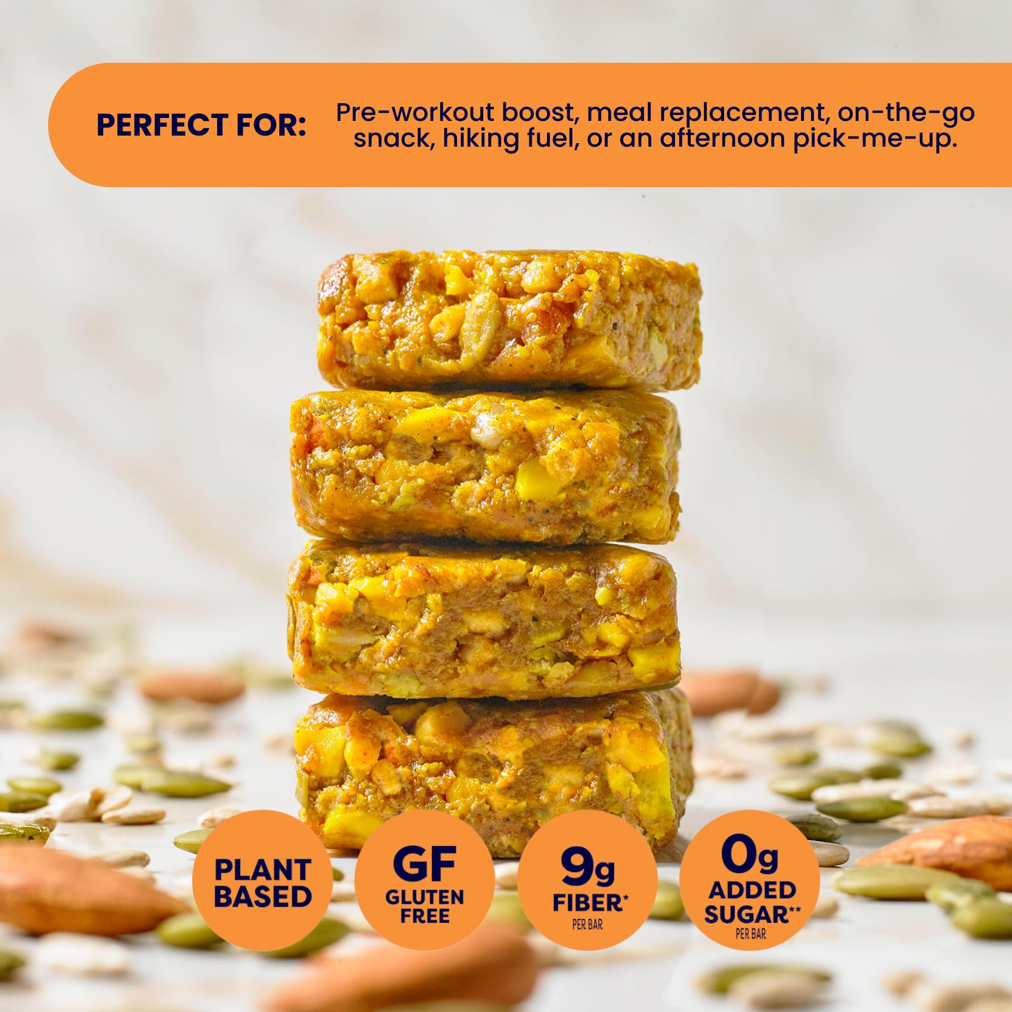 Vybe turmeric ginger bar travel-friendly image invites on-the-go snacking