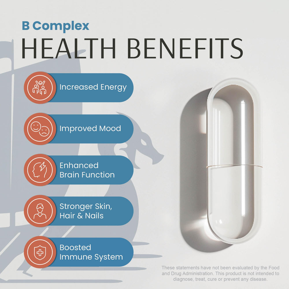 Vykee Nutrition B Complex capsules close-up showing texture for daily vitality
