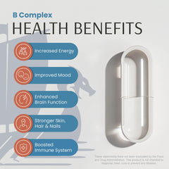 Vykee Nutrition B Complex capsules close-up showing texture for daily vitality