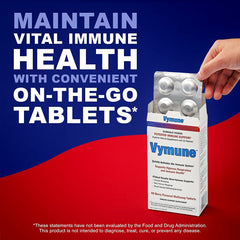 VYMEDIC Vymune amino-acids close-up, highlighting taurine, lysine, and threonine.