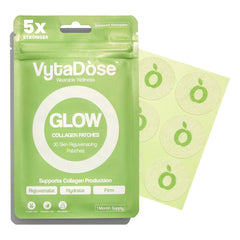 Vytadose Collagen Glow Patches packaging prepared for daily use.