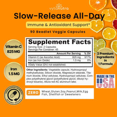 Vytanutra vitamin C beadlets close-up with extended-release design