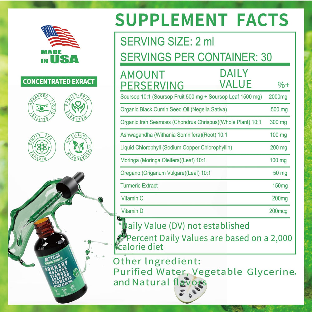Vyxion turmeric and herbs indicating enhanced absorption in the blend.