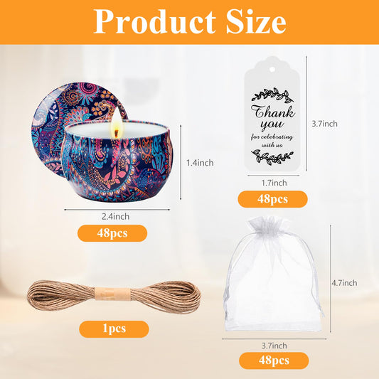 VZCBZC soy wax candles with lead-free wicks offer clean fragrance.