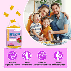 VZOXAINS ingredients scene featuring berberine, cinnamon, turmeric and botanicals