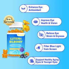 VZOXAINS ingredients with bilberry and astaxanthin for macular support.