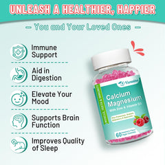 VZOXAINS daily dosage guide shows two gummies for adults and one for kids.