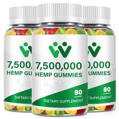 WACHRAY Nutrition hemp gummies 3-pack bottle for daily use.