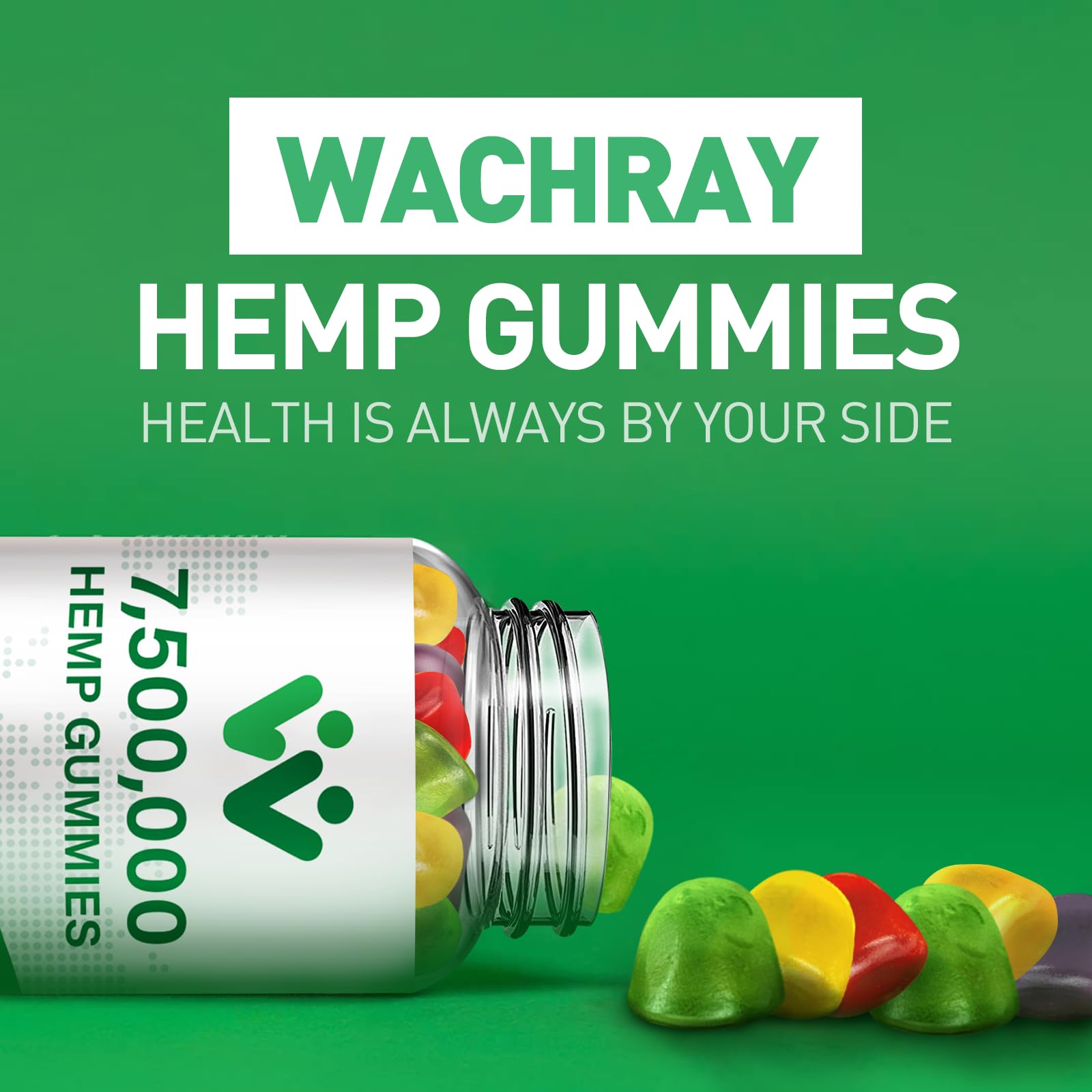 WACHRAY Nutrition third-party tested seal on bottle confirms potency.