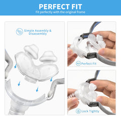 Wagleriz three-pack nasal pillows ready for AirFit P10 usage