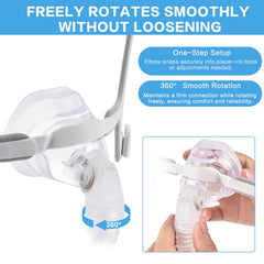 Wagleriz AirFit N20 nasal cushion maintains seal during movement for steadier sleep.