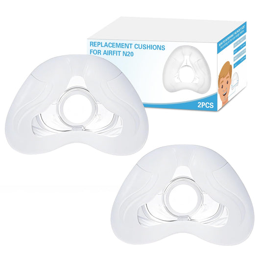 Wagleriz nasal cushion for AirFit N20 delivers a comfortable seal.
