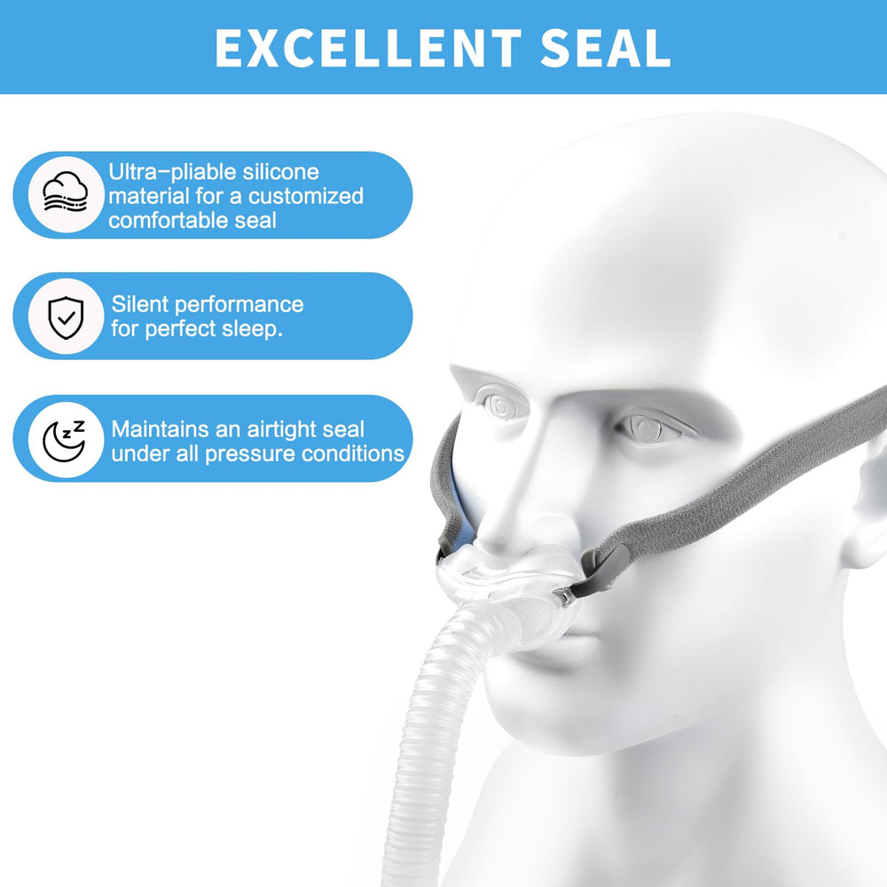Wagleriz pillow maintains shape for stable airflow under pressure