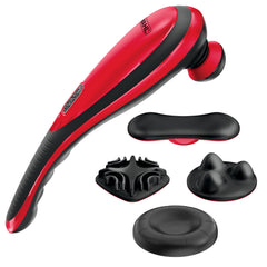 Wahl cordless deep tissue massager back view showing broad surface contact for large muscle groups