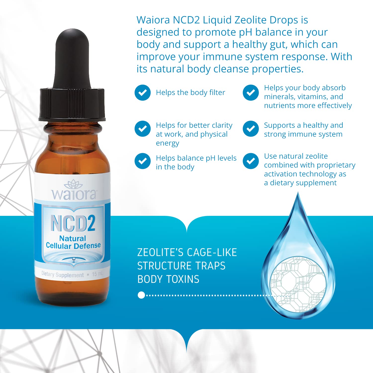 Waiora NCD2 zeolite activation closeup indicates advanced purification.