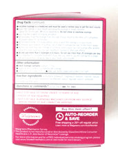 Walgreens nicotine lozenge 4mg cherry foil wrapper showing individual lozenges for on-the-go relief