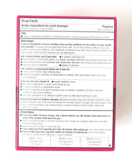 Walgreens nicotine lozenge 4mg cherry in box with user guide supports quitting steps