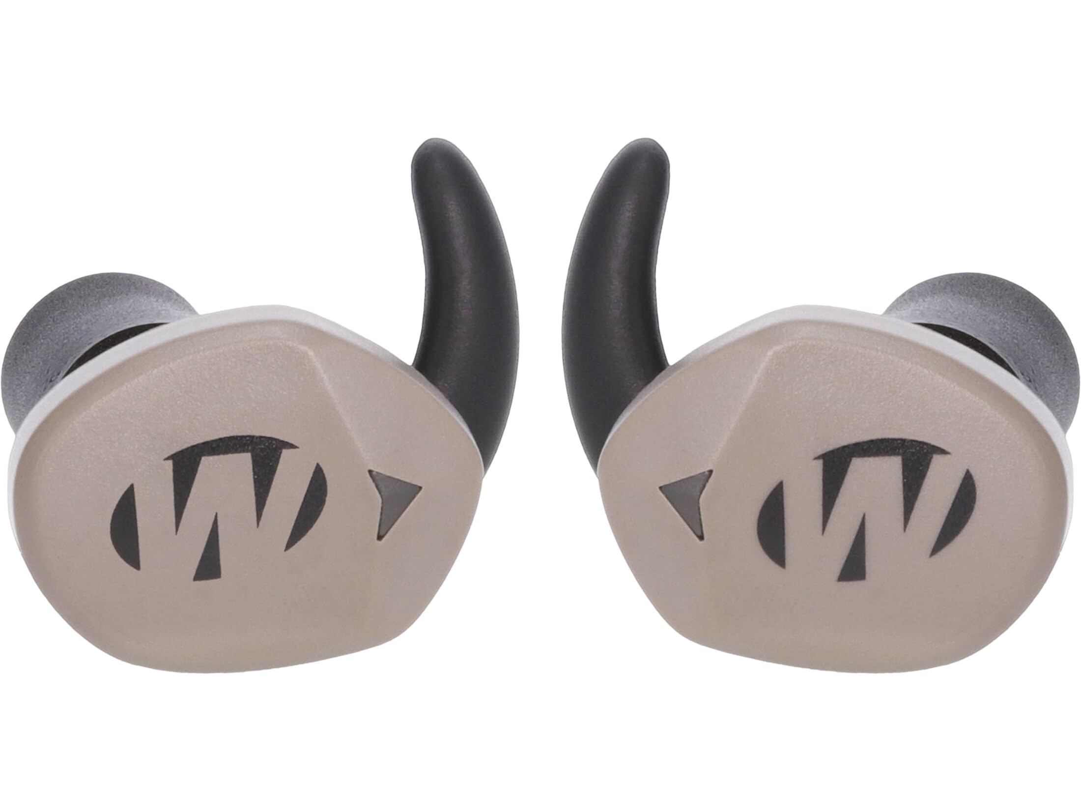 Walker's Silencer 2.0 earbuds in case for portable protection and charging