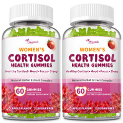 Wanish Cortisol Gummies apple bottle front for daily mood support