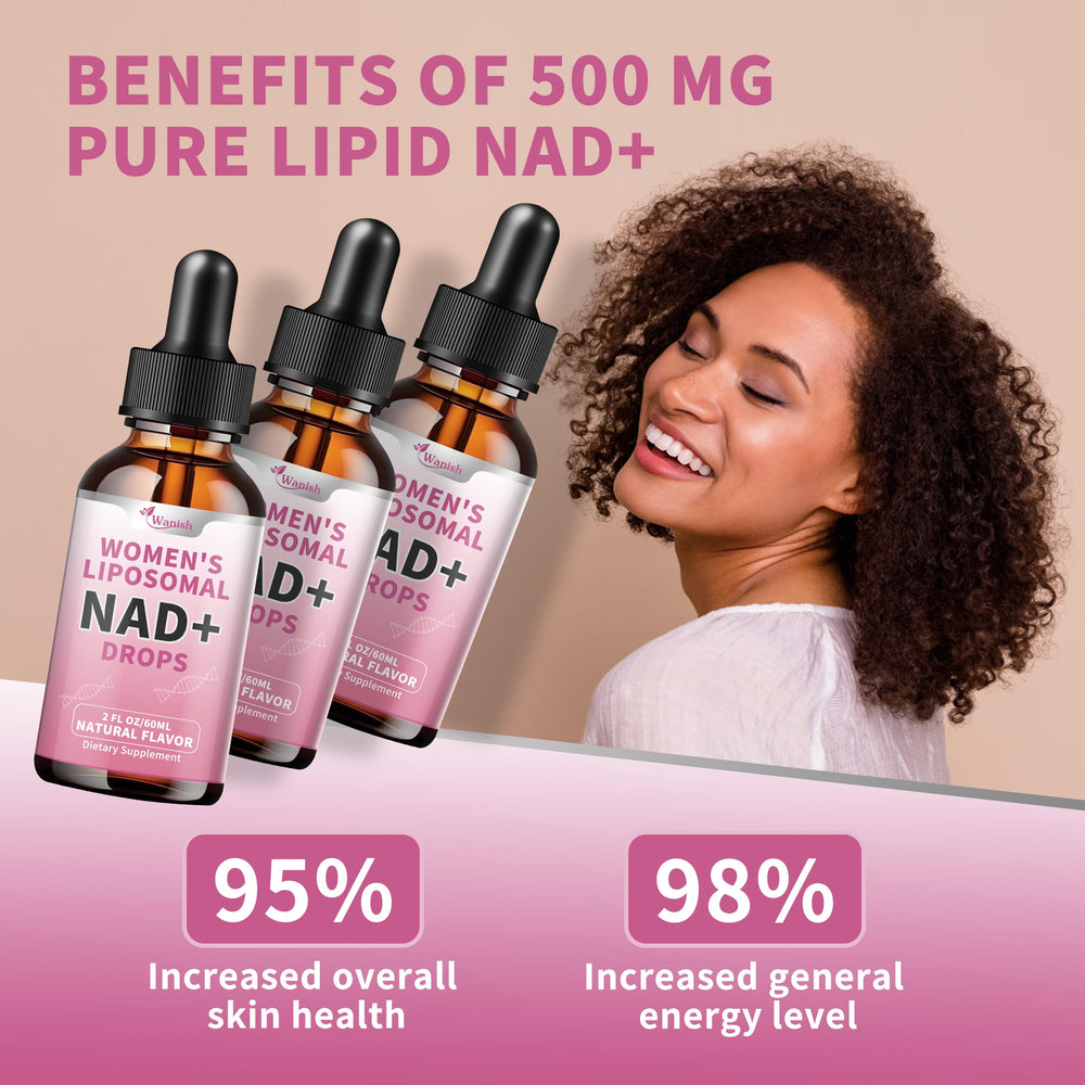 60 day supply visual with Wanish NAD Drops for routine use